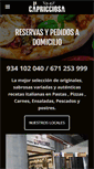 Mobile Screenshot of lacapricciosa.info